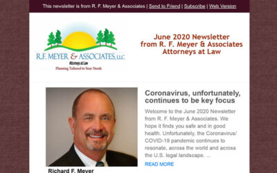 June newsletter released: Coronavirus, unfortunately, still key focus