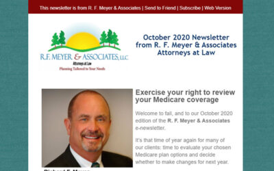 Our October 2020 client newsletter is now available