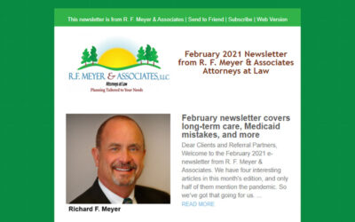 February newsletter covers long-term care, Medicaid mistakes