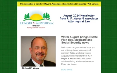 Warm August brings Estate Plan tips, Medicare and Social Security news